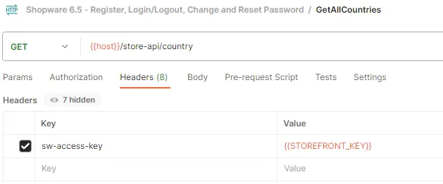 GET/country endpoint